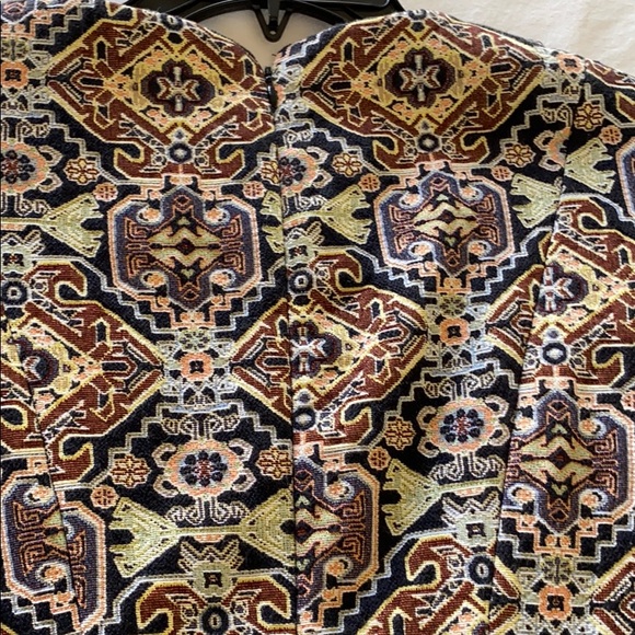 Zara Brocade short sleeve dress - Picture 3 of 5